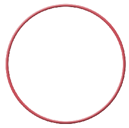 RED SILICONE O-RING ASA GROOVE